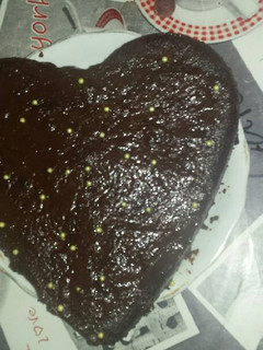 Una foto de Tarta corazón de chocolate para San Valentín