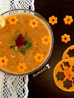 عکسی از دستور سوپ کدو حلوایی😋