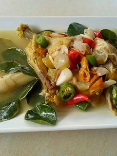 Foto resep Asem2 ayam daun jeruk