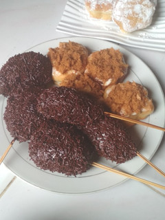 Foto resep Donat abon dan paha ayam