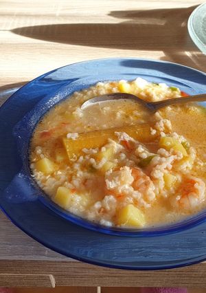 Una foto de Chupe de camarones