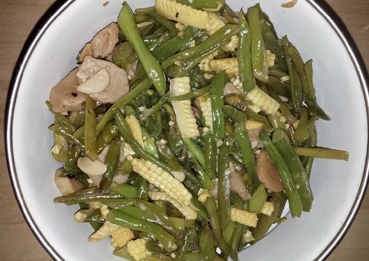 Tumis Buncis Putren Pedas