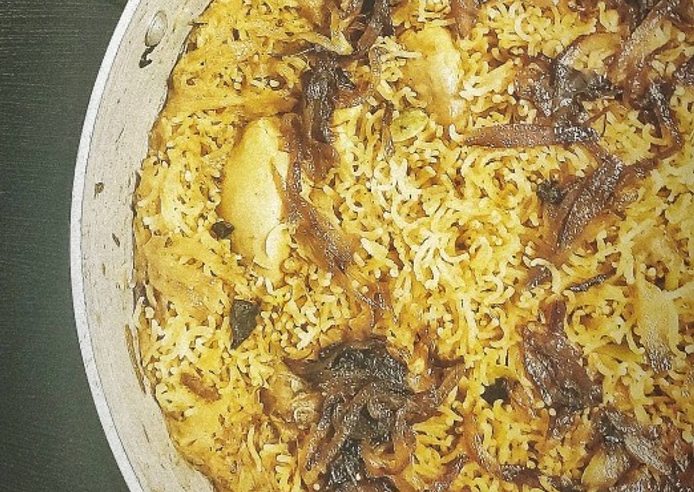 One Pot Muradabadi Style Chicken Biryani