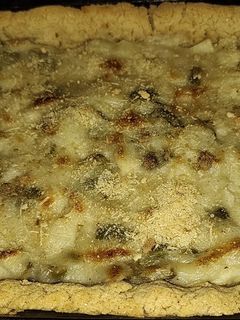 Una foto de Tarta sin gluten de palmito y aceituna