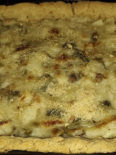Una foto de Tarta sin gluten de palmito y aceituna