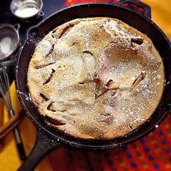 Whole Wheat Cinnamon Spiced Apple German Pancake A picture of Whole Wheat Cinnamon Spiced Apple German Pancake.