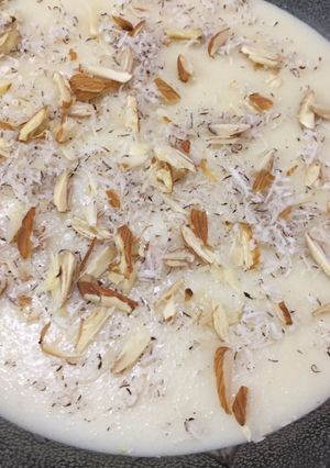 A picture of Firni (kheer).