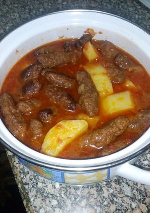 صورة لوصفة طريقة عمل كفتة ارز