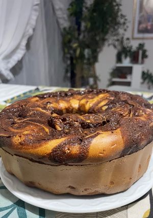 Una foto de Queque Marmolado