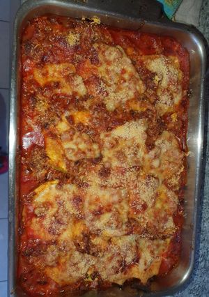 Una foto de Lasaña de zapallo italiano