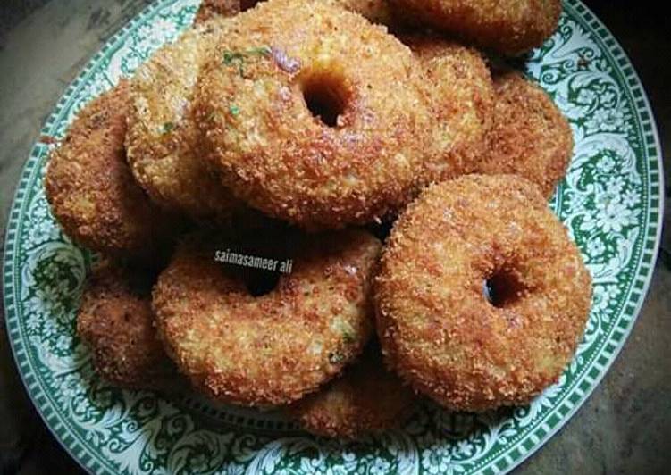 Recipe of Tasty Potato speghittie donuts #ramadankitayari