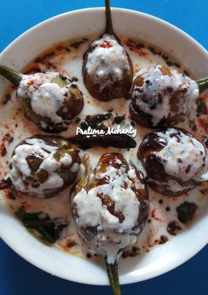 A picture of Dahi Baingan.