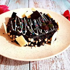 A picture of Double Chocolate Truffle Cake.
