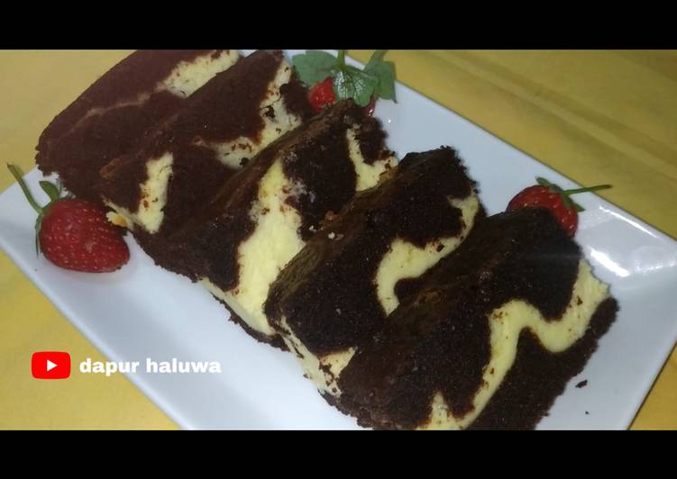 Butter cake chocolate cheese