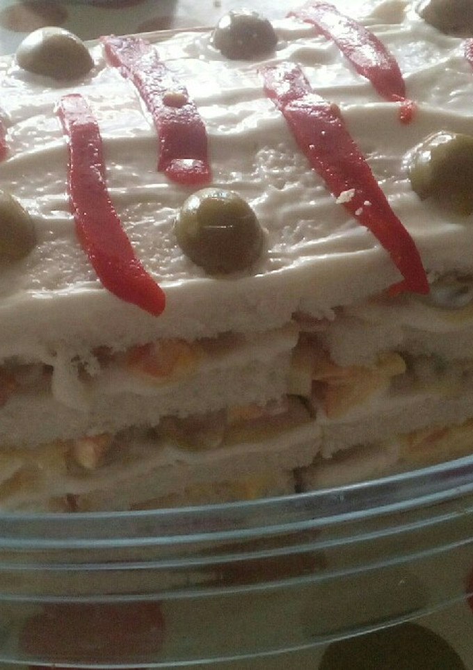 Una foto de Pastel de pan bimbo