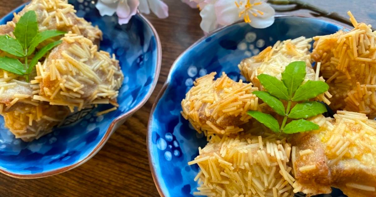 Japanese Tuna Soumen Noodles Fry Recipe by Aunty Eiko's international