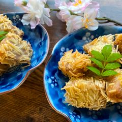 A picture of Japanese Tuna Soumen Noodles Fry.