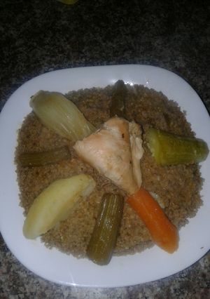 A picture of Algerian Barley Couscous.