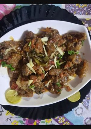 A picture of Mutton shinwari karahi.