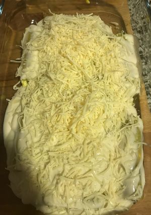 Una foto de Canelones de brócoli, bacalao, nueces y Gorgonzola