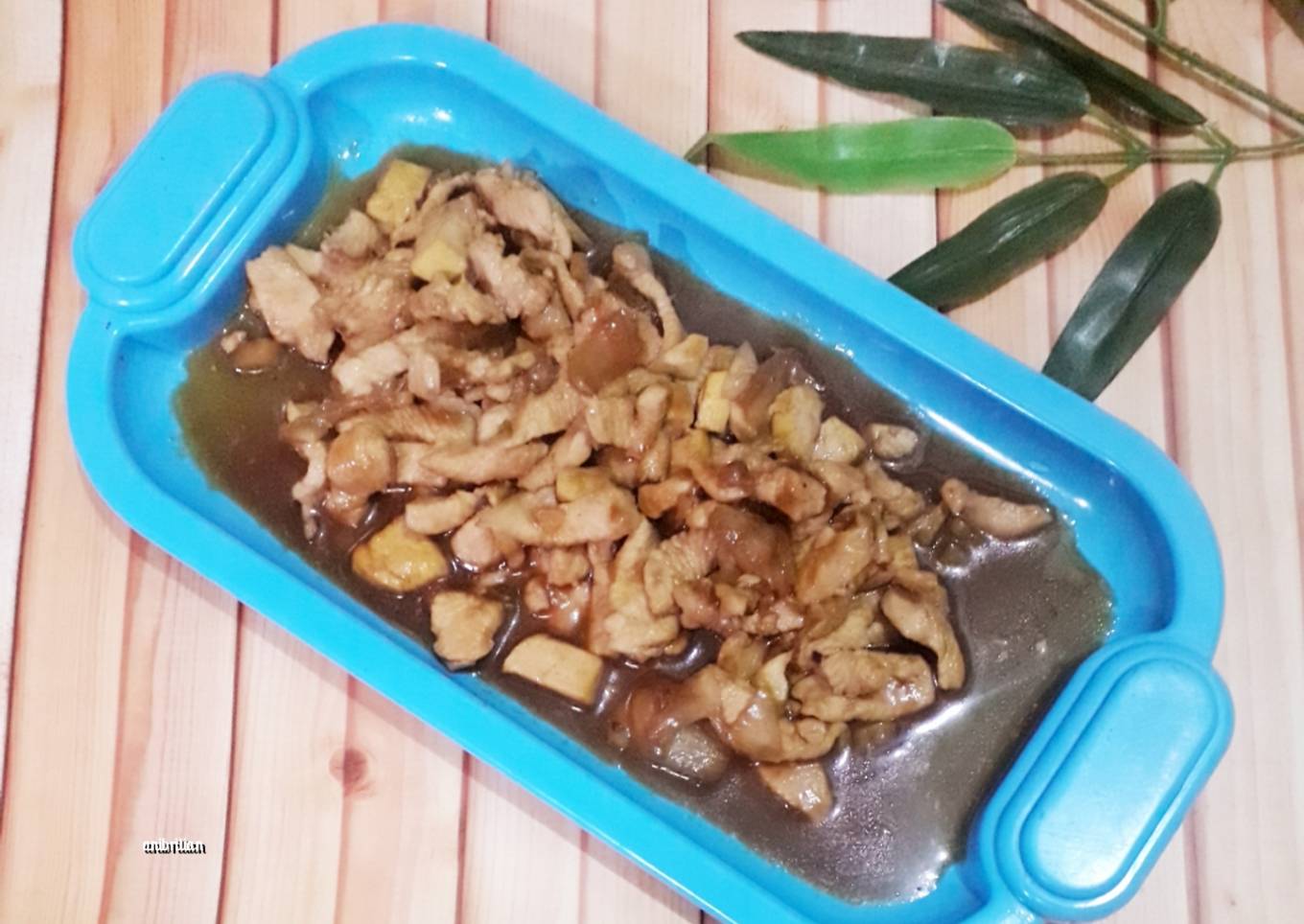 Toping mie ayam modifikasi(ayam-tahu)