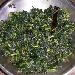 A picture of Pui shak(malabar spinach).