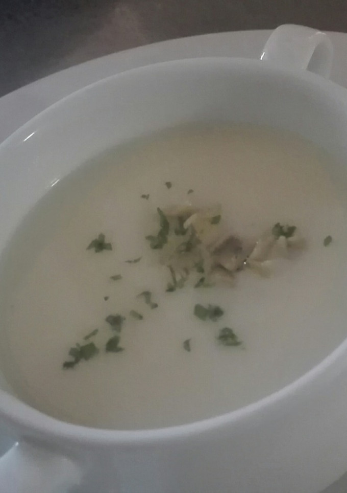 Una foto de Crema de champiñones