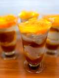 Sárgabarackos,mascarponés pohárkrém