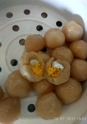 Foto resep Cilok isi telur simpel