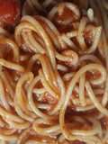 Pasta con salsa Roja