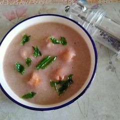 A picture of Singhade ke atte ki kadhi.