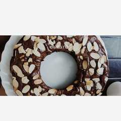 A picture of Brownies coklat baking pan.