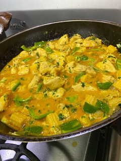 Una foto de Pollo al Curry