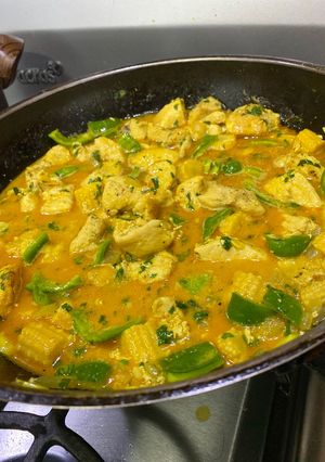 Una foto de Pollo al Curry