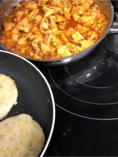 Una foto de Arepas rellenas con pavo