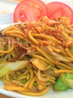 Foto resep Mie goreng kuning basah