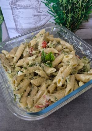 Une photo de Salade 🥗 de Pâtes Fraîcheur du Jardin 