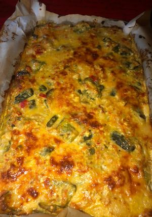 Una foto de Soufflé de 5 vegetales con ricota magra👌👌