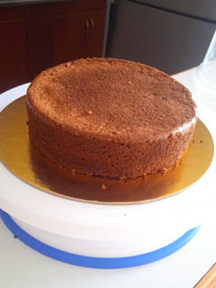 Una foto de Torta de plátano maduro