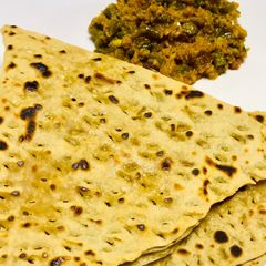 A picture of Khoba roti.