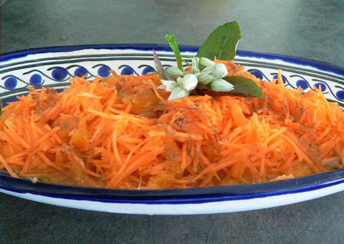 Salade de carottes à l'orange