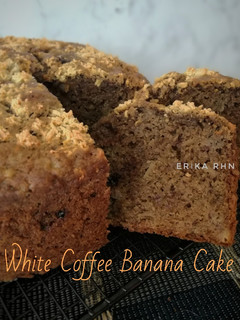 Foto resep White Coffee Banana Cake (tanpa mixer)