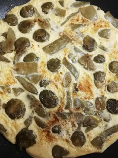 Una foto de Tortilla de coles de Bruselas