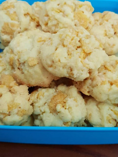 Foto resep Cheese & corn flakes cookies