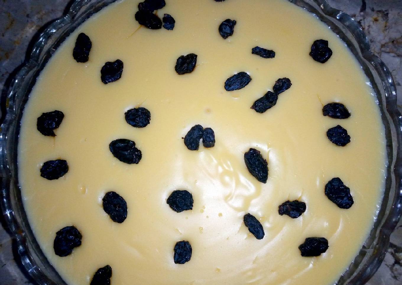 Fresh fruit custard