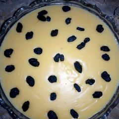 Fresh fruit custard A picture of Fresh fruit custard.