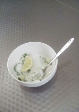 صورة لوصفة خيار بلبن
