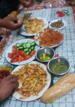 صورة لوصفة قلايه بندوره
