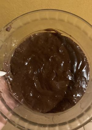 Una foto de Postre de chocolate en polvo con maicena