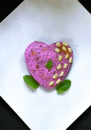 A picture of Beetroot Labneh.